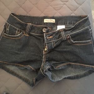 Denim shorts